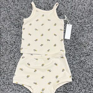 ARQ Baby Girl Calico Outfit Size 6-12 Months NWT